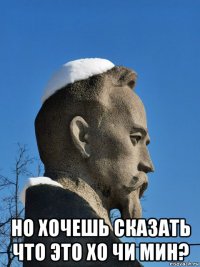  но хочешь сказать что это хо чи мин?