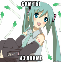 сам ты из аниме