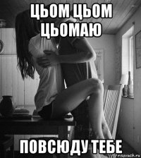 цьом цьом цьомаю повсюду тебе