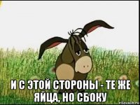  и с этой стороны - те же яйца, но сбоку