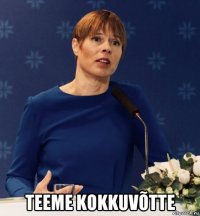  teeme kokkuvõtte