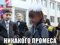  никакого промеса