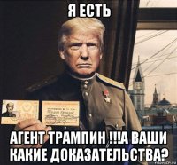 я есть агент трампин !!!а ваши какие доказательства?