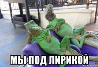  мы под лирикой