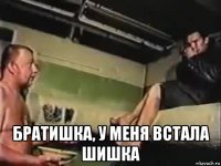  братишка, у меня встала шишка