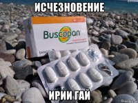 исчезновение ирии гай