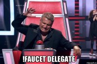  !faucet delegate