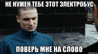 не нужен тебе этот электробус поверь мне на слово