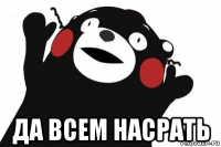  да всем насрать