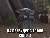  да пребудет с тобой сало...!