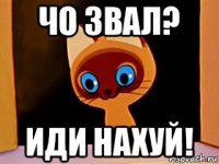 чо звал? иди нахуй!