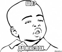 шо? да мне пох