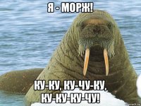 я - морж! ку-ку, ку-чу-ку, ку-ку-ку-чу!