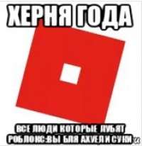 херня года все люди которые лубят роблокс:вы бля ахуели суки