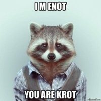 i m enot you are krot