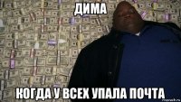 дима когда у всех упала почта