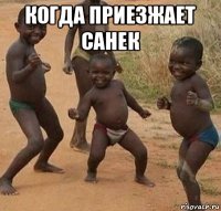 когда приезжает санек 