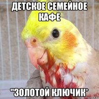 детское семейное кафе "золотой ключик*