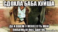 сдохла баба хуйша да и похуй у меня есть мой любимый лос сантос