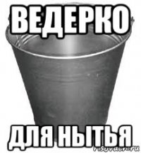 ведерко для нытья