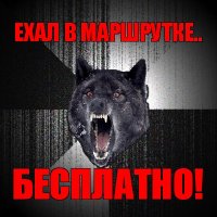 ехал в маршрутке.. бесплатно!