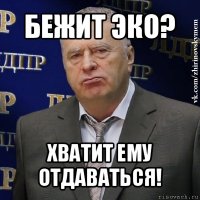 бежит эко? хватит ему отдаваться!