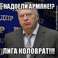 надоели армяне!? лига коловрат!!!