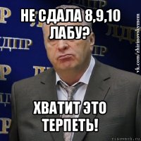 не сдала 8,9,10 лабу? хватит это терпеть!