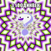 3,14 одинвек 