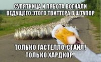 супятница и пябота вогнали ведущего этого твиттера в штупор только гастелло-стайл! только хардкор!