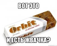 вот это и есть жвачка?