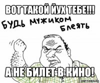 вот такой йух тебе!!! а не билет в кино!