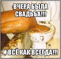 вчера была свадьба!!! и всё как всегда!!!