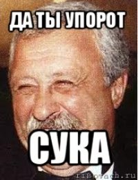 да ты упорот сука