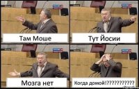 Там Моше Тут Йосии Мозга нет Когда домой!???