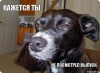 Кажется ты не посмотрел выпуск