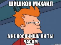 шишков михаил а не косячишь ли ты часом