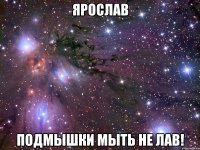 ярослав подмышки мыть не лав!