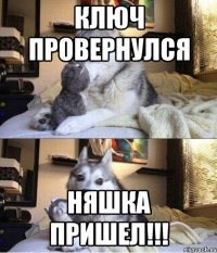 ключ провернулся няшка пришел!!!