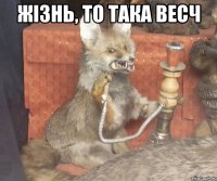 жізнь, то така весч 