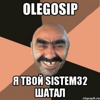 olegosip я твой sistem32 шатал