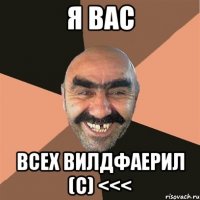 я вас всех вилдфаерил (с) <<<