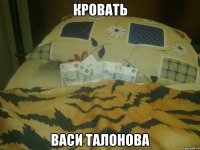 кровать васи талонова