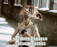 Хозяин дал Добби носок! Теперь Добби свободен:DDDDD