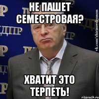 не пашет семестровая? хватит это терпеть!