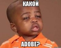 какой adobe?