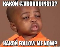 какой @vborodins13? какой follow me now?