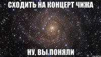 сходить на концерт чижа ну, вы поняли