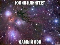 юлия клингерт самый сок