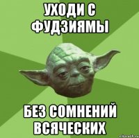 уходи с фудзиямы без сомнений всяческих